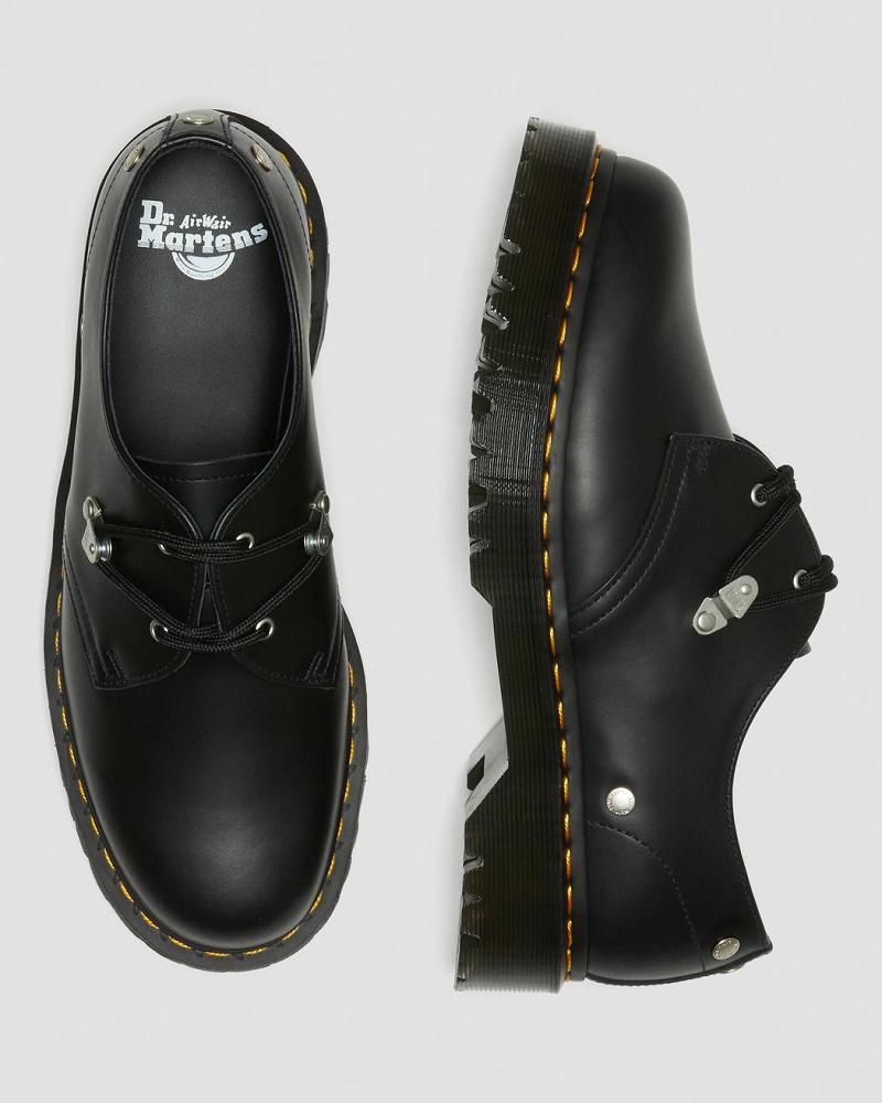 Zapatos Oxford Dr Martens 1461 Bex Stud Cuero Hombre Negros | MX 226XYU